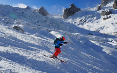 Cold & Sunny on the Vallee Blanche