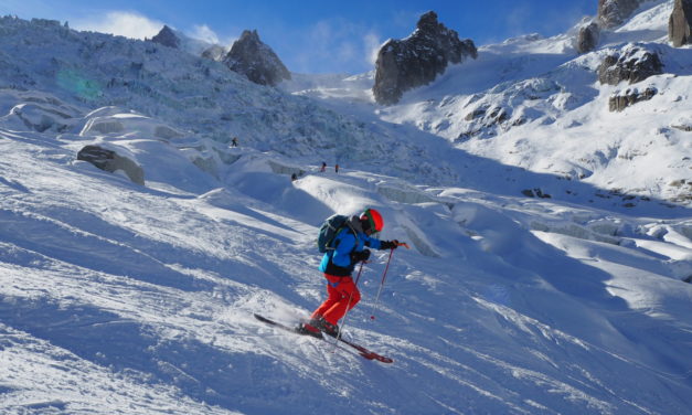 Cold & Sunny on the Vallee Blanche