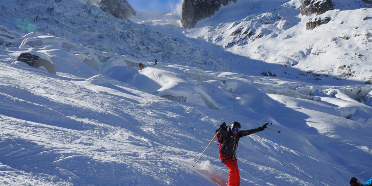 Vallee Blanche Ski Video