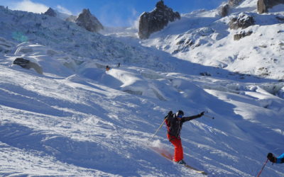 Vallee Blanche Ski Video