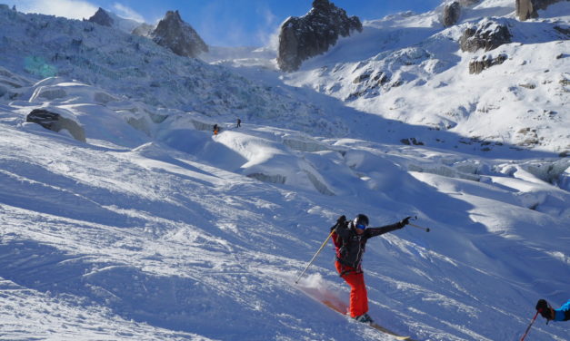 Vallee Blanche Ski Video