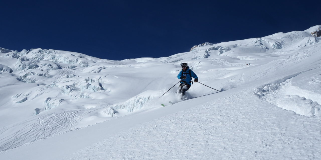 Excellent ski conditions in the Chamonix valley