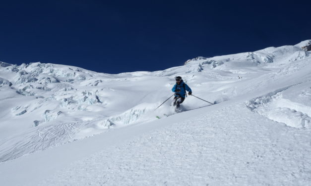 Excellent ski conditions in the Chamonix valley