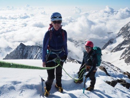 Tip top conditions on the Weissmeis traverse