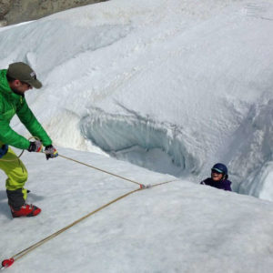Crevasse rescue course for skiers & climbers