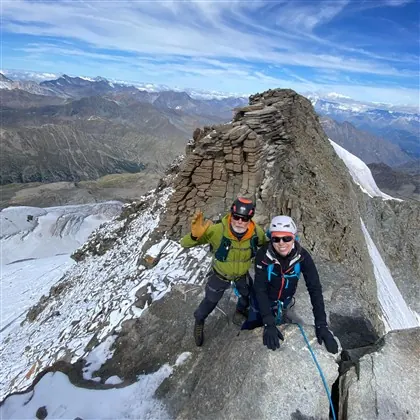 An early alpine start and a Gran Paradiso ascent in crisp late-summer conditions.